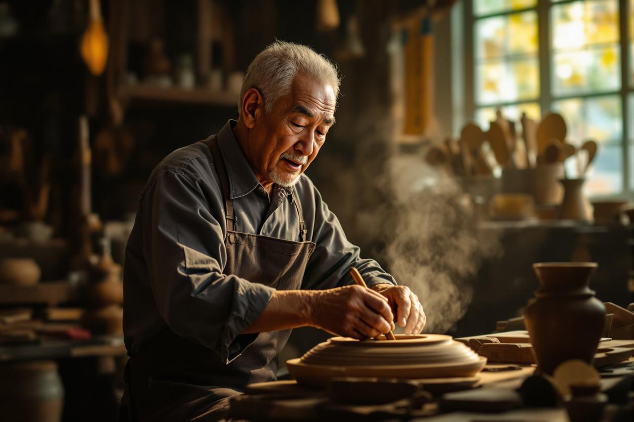 开心影院作品《非遗匠人》海报