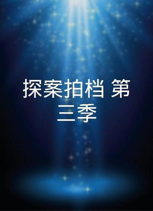 探案拍档 第三季,迷雾重重，真相终将大白